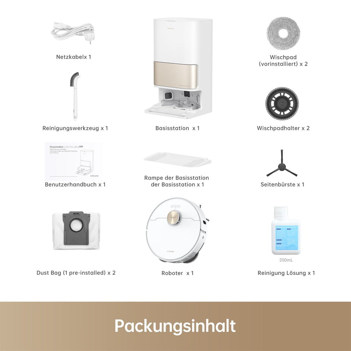 Generalüberholt: Dreame L10s Pro Ultra Heat Saugroboter