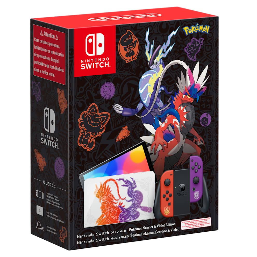Nintendo Switch – OLED-Modell – Pokémon Karmesin & Purpur-Edition