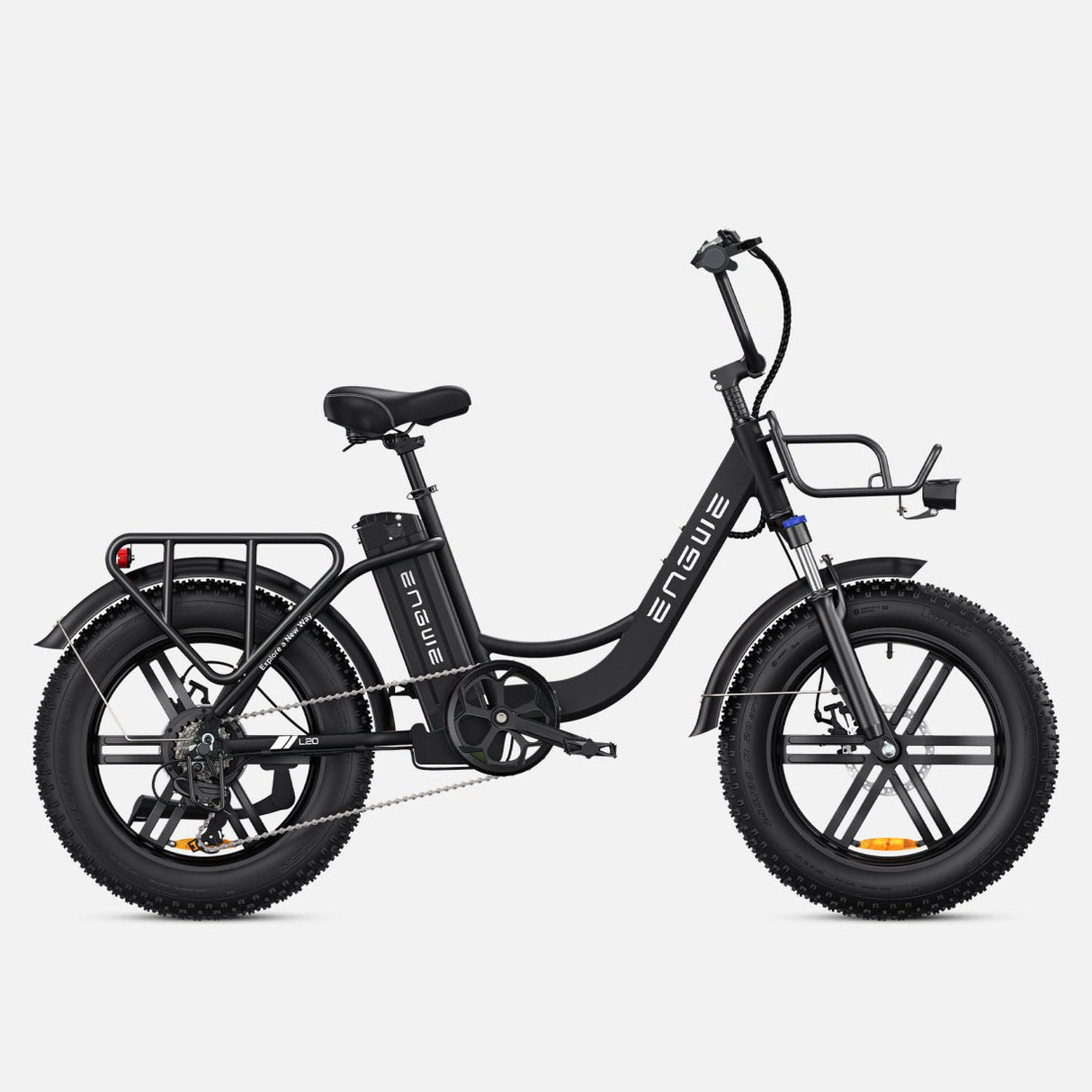 ENGWE L20 140KM Long-Range Step-thru Electric Fat Tire Bicycle
