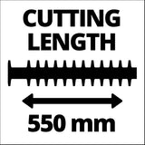 EINHELL Benzin-Heckenschere GE-PH 2555 A