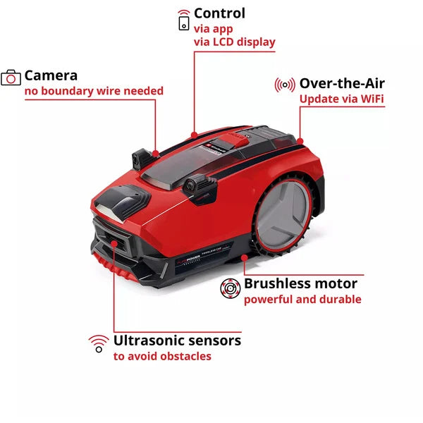 EINHELL Power X-Change Mähroboter FREELEXO CAM PLUS 600