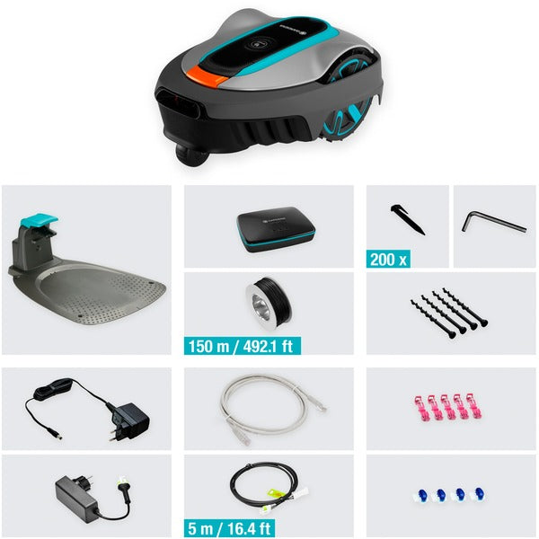GARDENA Mähroboter smart SILENO city 400m² Set