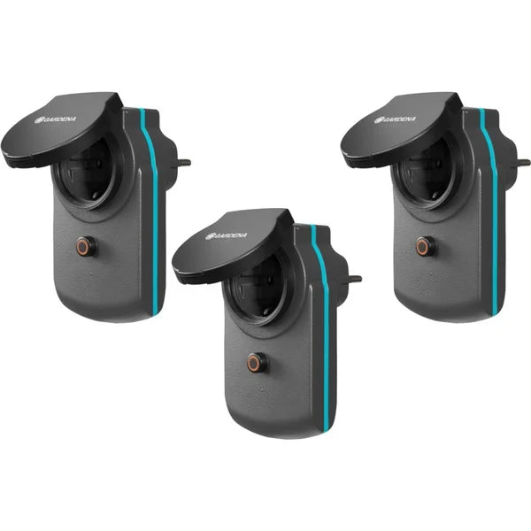 GARDENA smart Power Zwischenstecker, 3er Set, Steckdose