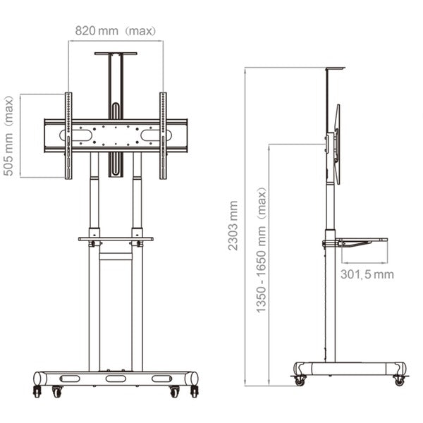 HAGOR Twin HD Stand, Standsystem