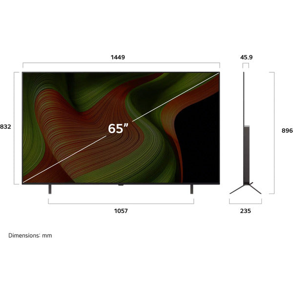 LG OLED65B59LA.AEUD evo TV, OLED-Fernseher