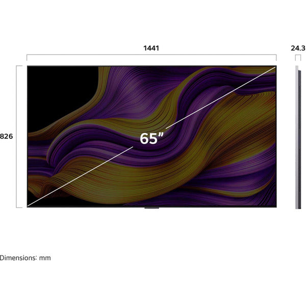 LG OLED65G57LW evo TV, OLED-Fernseher