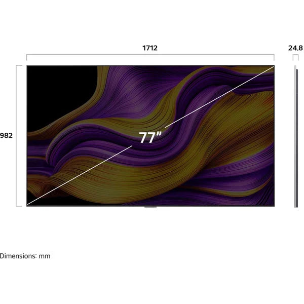 LG OLED77G57LW evo TV, OLED-Fernseher