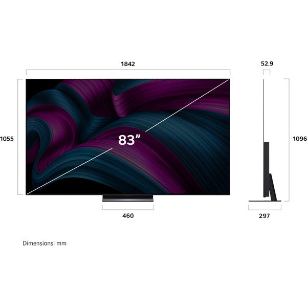 LG OLED83C5ELA.AEU evo TV, OLED-Fernseher