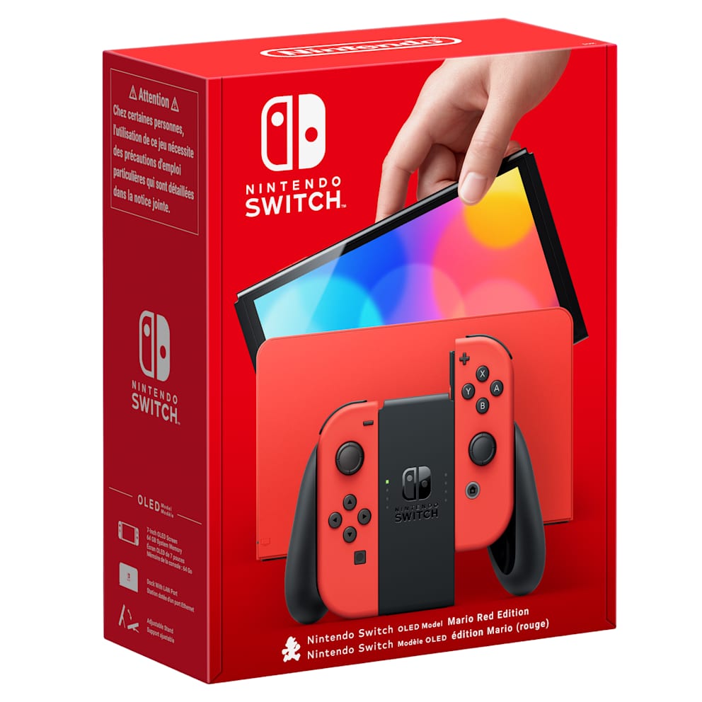 Nintendo Switch – OLED-Modell Mario-Edition (rot)