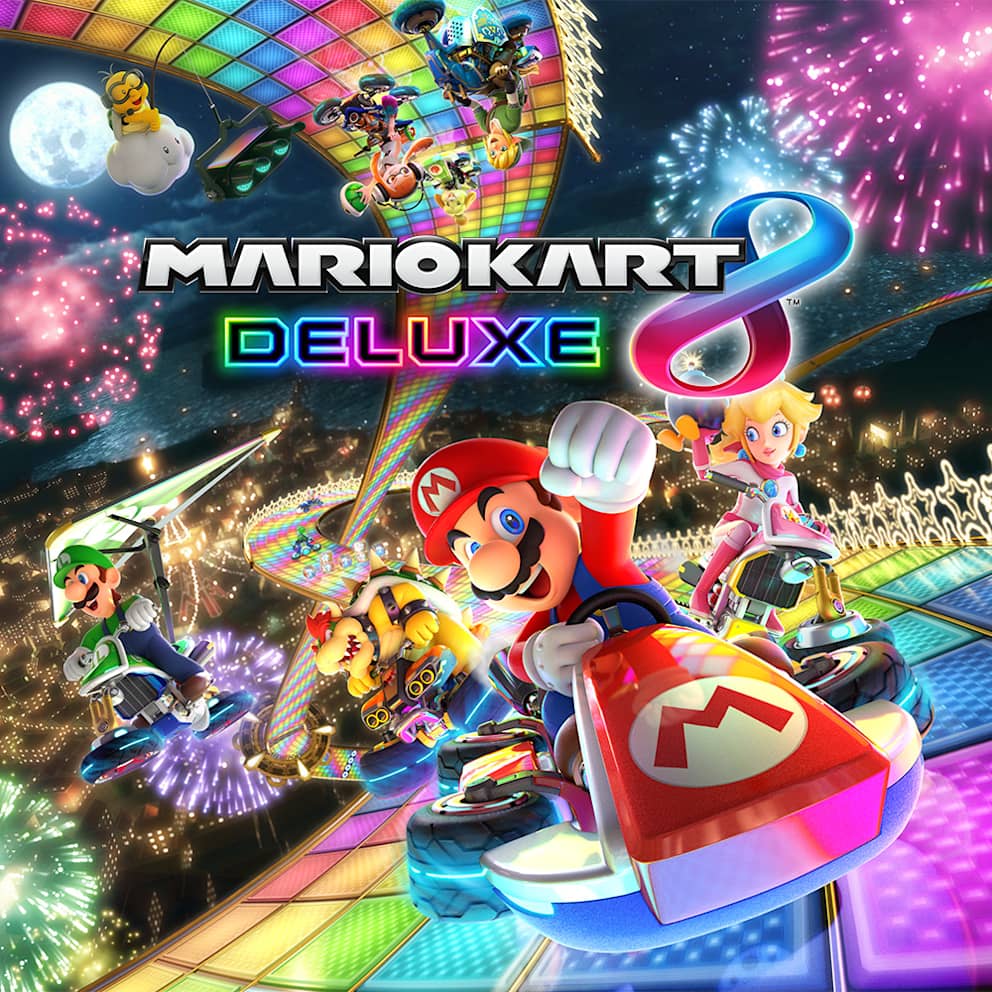 Nintendo Switch – OLED-Modell (weiß) + Mario Kart 8 Deluxe + Nintendo Switch Online – 12-monatige (365-tägige) Einzelmitgliedschaft