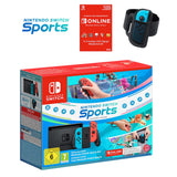 Nintendo Switch-Konsole (neon-blau/neon-rot) – Nintendo Switch Sports-Set + Nintendo Switch Online – 12-monatige (365-tägige) Einzelmitgliedschaft
