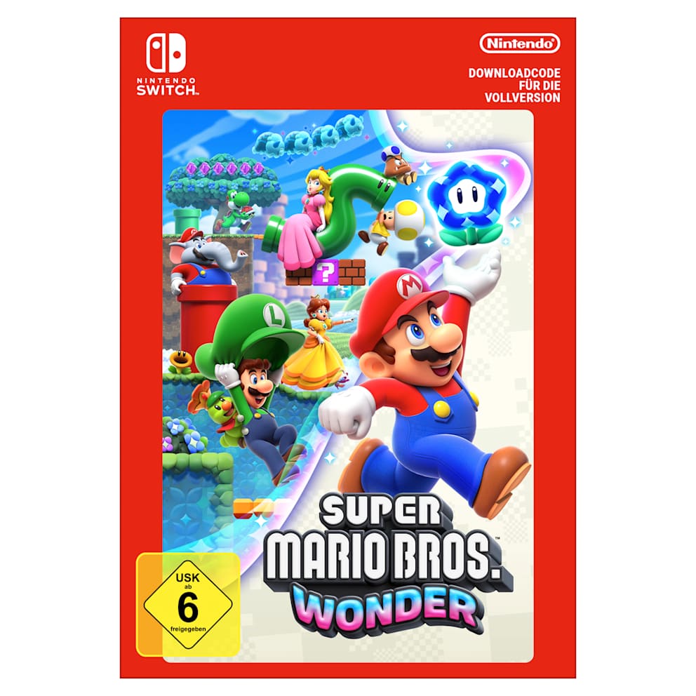 Nintendo Switch – OLED-Modell (weiß) + Super Mario Bros. Wonder + Nintendo Switch Online – 12-monatige (365-tägige) Einzelmitgliedschaft